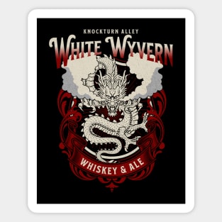 White Wyvern Pub for the Potterhead Drinkers Magnet